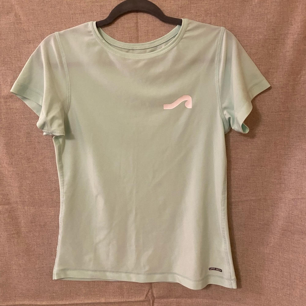 Surf Style Sun Protection UPF 60 Tshirt Mint Green Small